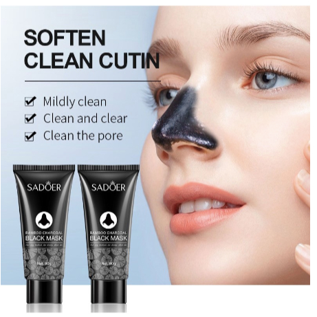 SADOER BLACKMASK CHARCOAL MASKER ARANG BLACKHEAD ANTI KOMEDO