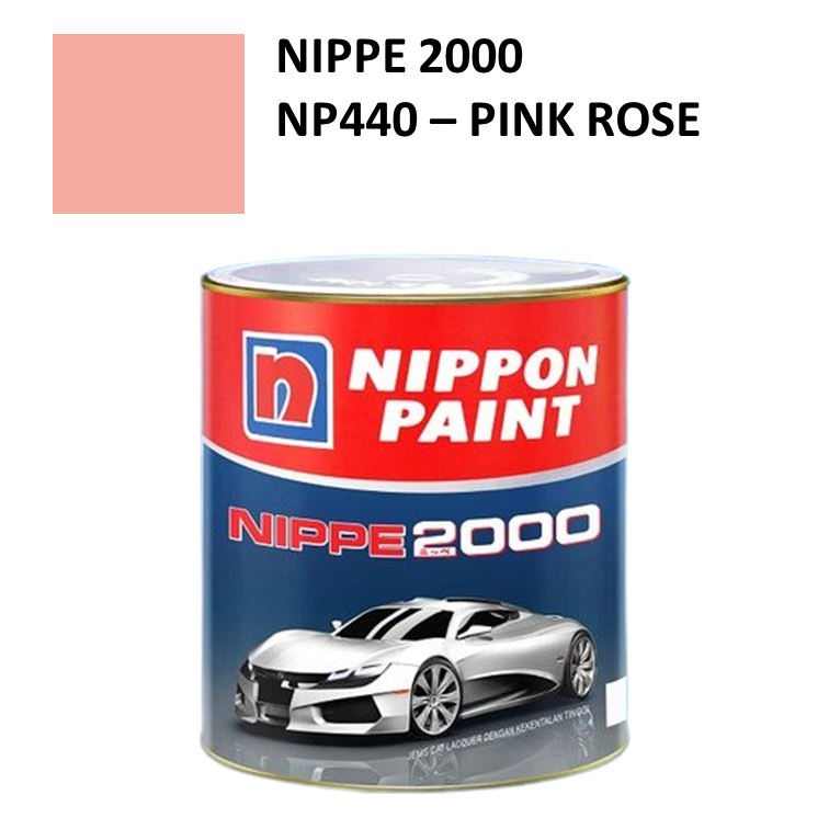 Nippon Paint - Cat Duco NC Nippe 2000 - Kode NP440 (Pink Rose) 1 Liter