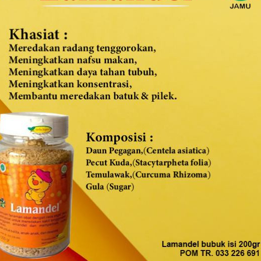 Lamandel Herbal Sachet Mengatasi Radang Tenggorokan