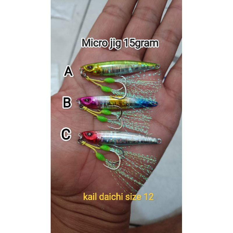 Umpan Pancing Micro jig 15gram