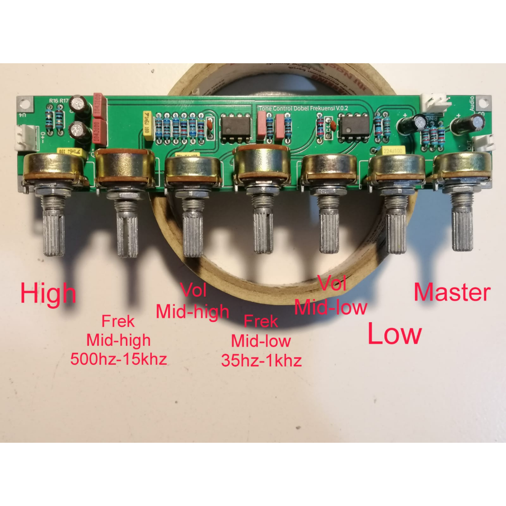 Tone Control 5/7 Tone SIngle Frek dan Dobel Frek