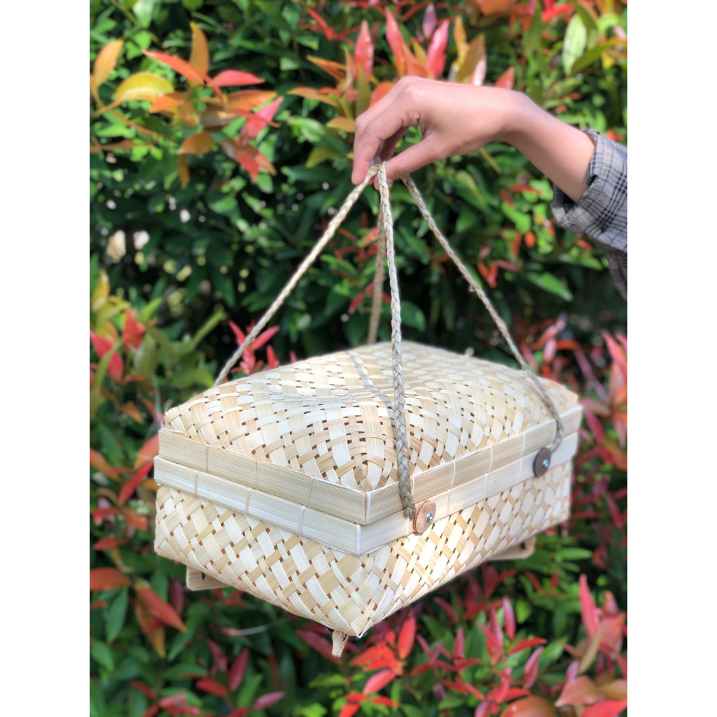 SOKASE TALI MATAITIK/WADAH MAKANAN BAMBU/BESEK SOKASE/BESEK TALI