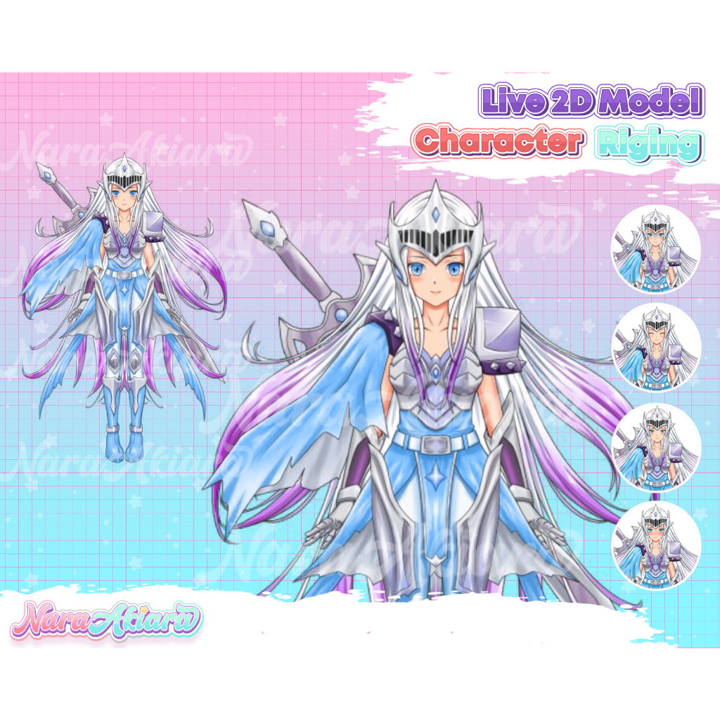 Transformasi Streaming Anda dengan Karakter Anime Vtuber Model Live2D, Virtual Youtuber, Karakter Vi