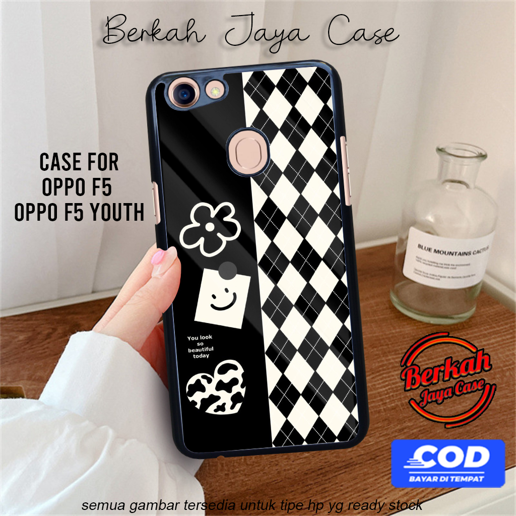 Berkah Case Oppo F5 Oppo F5 Youth Pelindung Hp Motif CUTE03 Case Lucu Casing Hp Keren Case Hardcase 