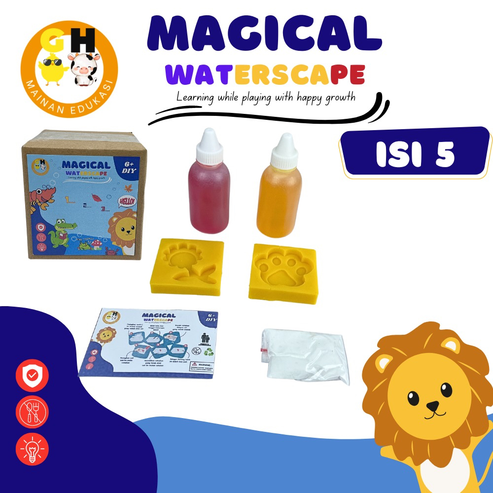 Magical Waterscape Mainan Edukasi Gel Cetakan Jelly Air Ajaib DIY Montessori