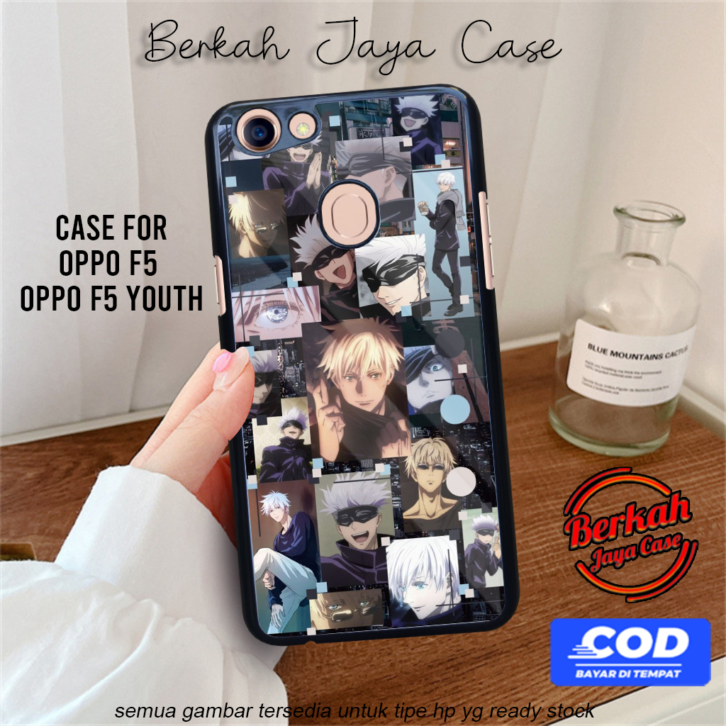 Berkah Case Oppo F5 Oppo F5 Youth Pelindung Hp Motif GOJO03 Case Lucu Casing Hp Keren Case Hardcase 