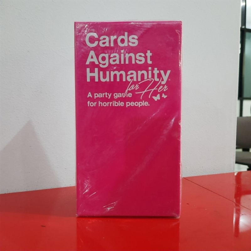 CARDS AGAINST HUMANITY FOR THE HER - BOARD GAME