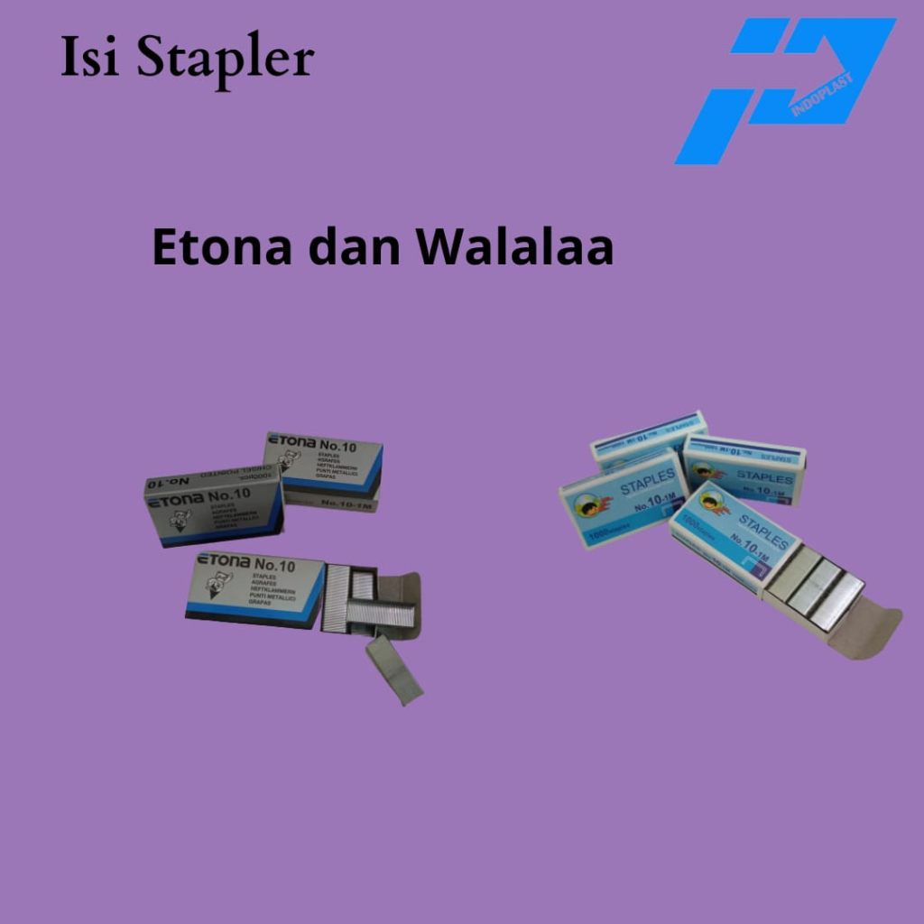 

Isi Stapler/Isi Klip/Isi Stapler Etona dan Walalaa no 10