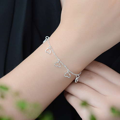 [COD] Gelang Perhiasan Wanita Anti Karat Gaya Casual Trendy Aksen Variasi Liontin Fashion