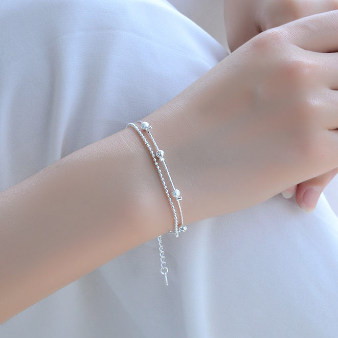 [COD] Gelang Perhiasan Wanita Anti Karat Gaya Casual Trendy Aksen Variasi Liontin Fashion