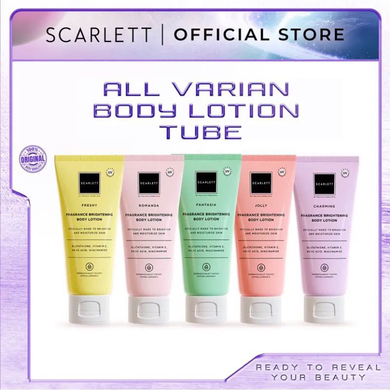 Scarlett whitening body lotion tube , body lotion scarlett tube , scarlett tube body lotion , body l