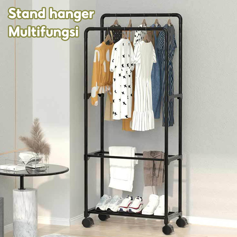 Stand hanger / gantungan baju / gawangan baju / gantungan pakaian / rak baju