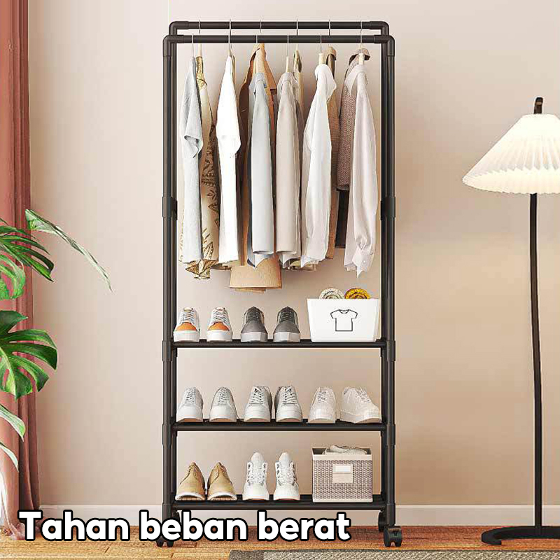 Stand hanger / gantungan baju / gawangan baju / gantungan pakaian / rak baju