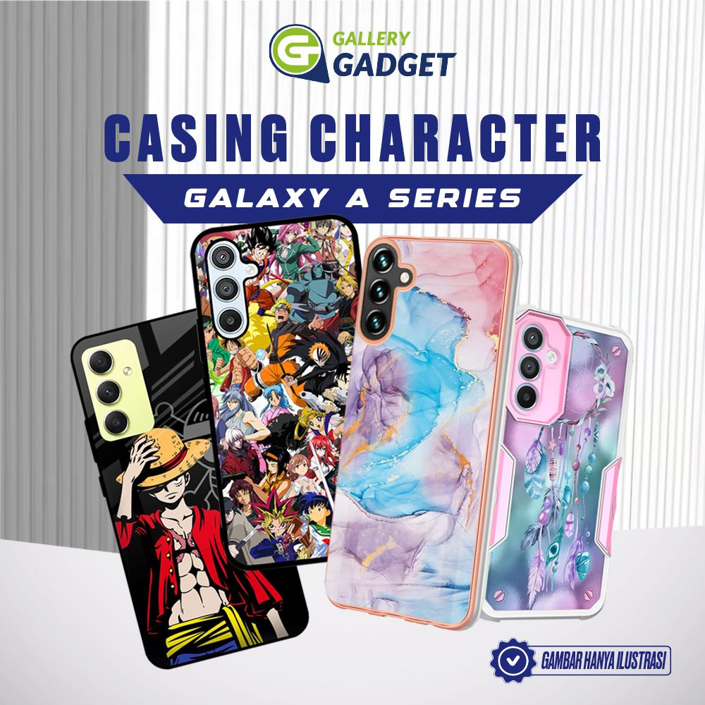 Casing Motif Karakter Galaxy A04 A04e A04s A14 A24 A34 A54 Case Silikon HP