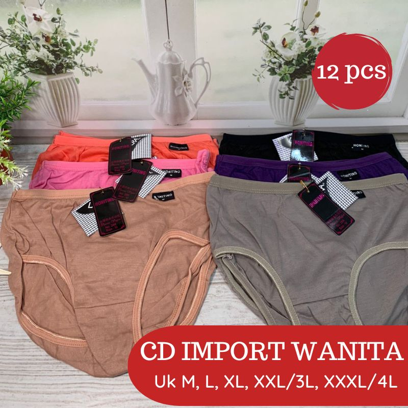 RC PAKET ISI 1 LUSIN CD/CELANA DALAM KATUN IMPORT MURAH