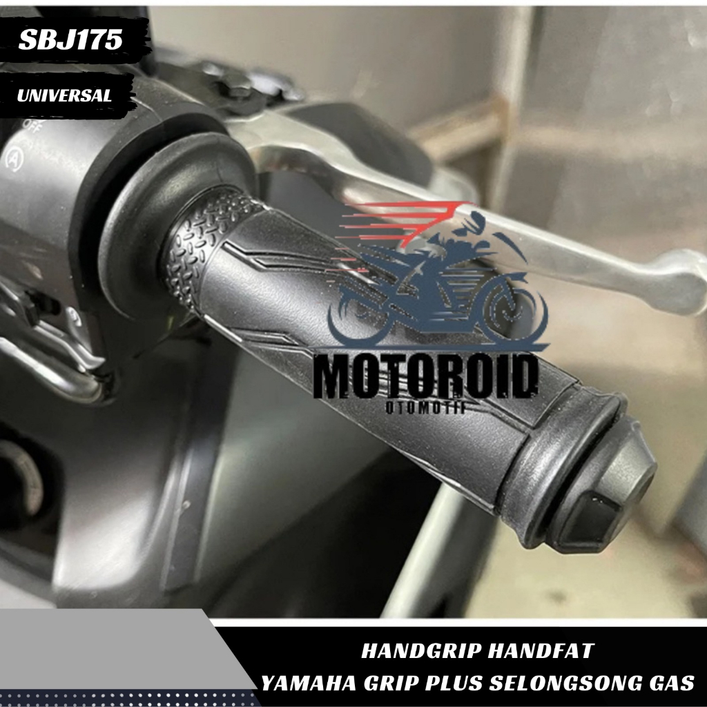 Handgrip Selongsong Pabrik Bawaan Grip Assy Set Black Yamaha Standart