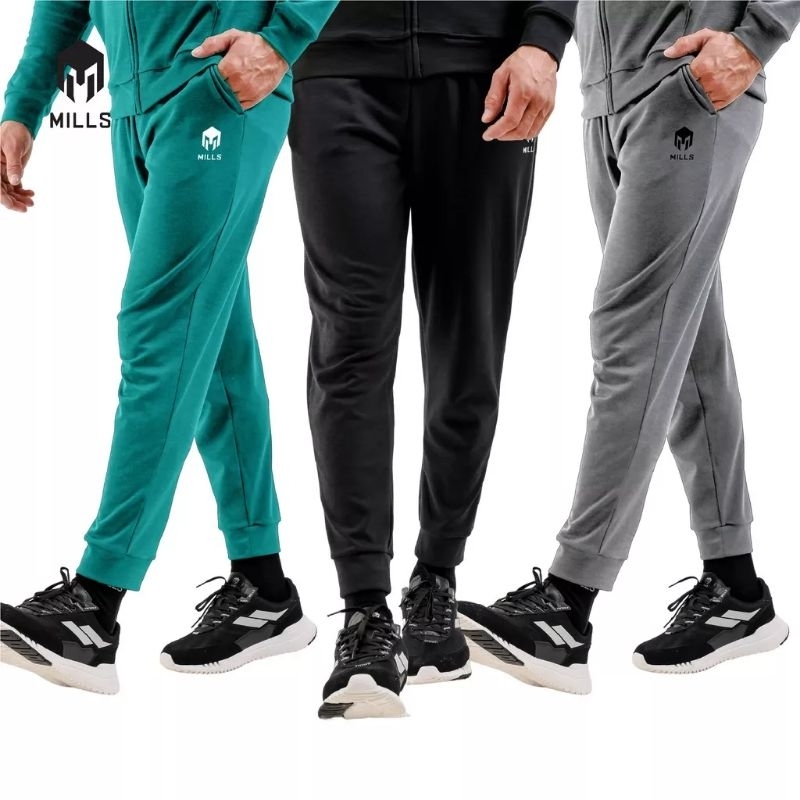 Mills Celana Panjang Training Running pria Long Pants MACCA 7061