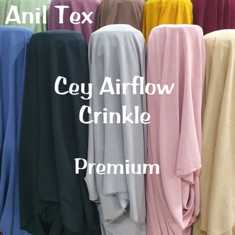 Kain Cey Airflow krinkle / Airflow Cey Krinkle Polos / Rayon Crinkle Premium