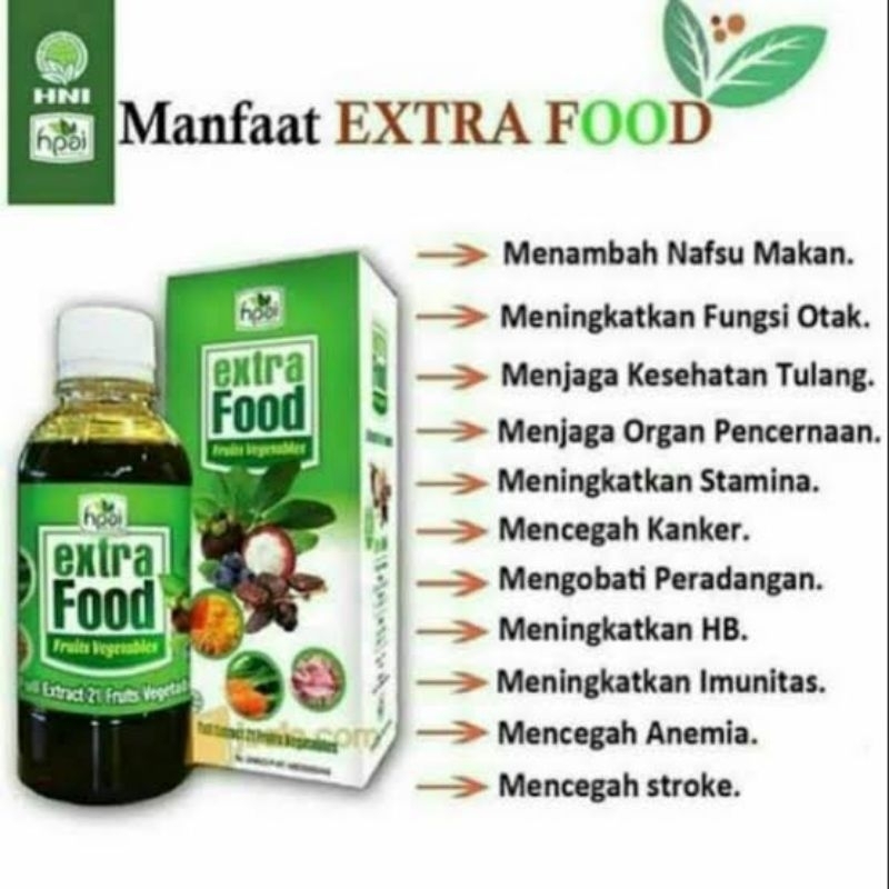 suplemen madu extrafood hni hpai