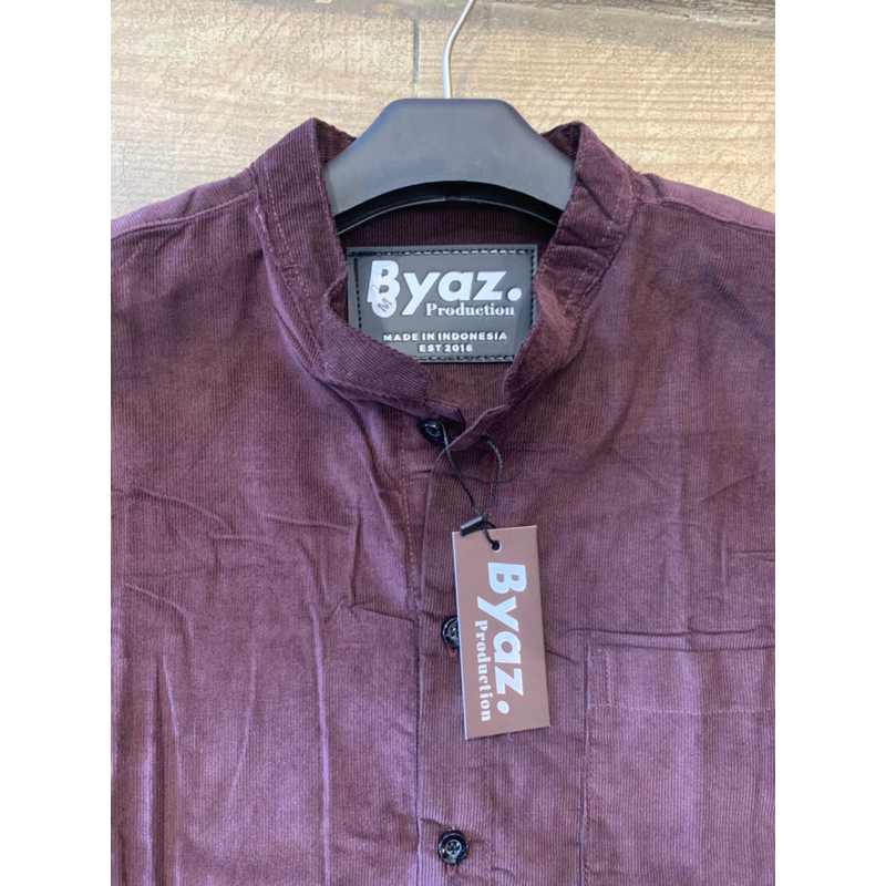 Kemeja Pria Shanghai Longsleeve Corduroy BYAZ