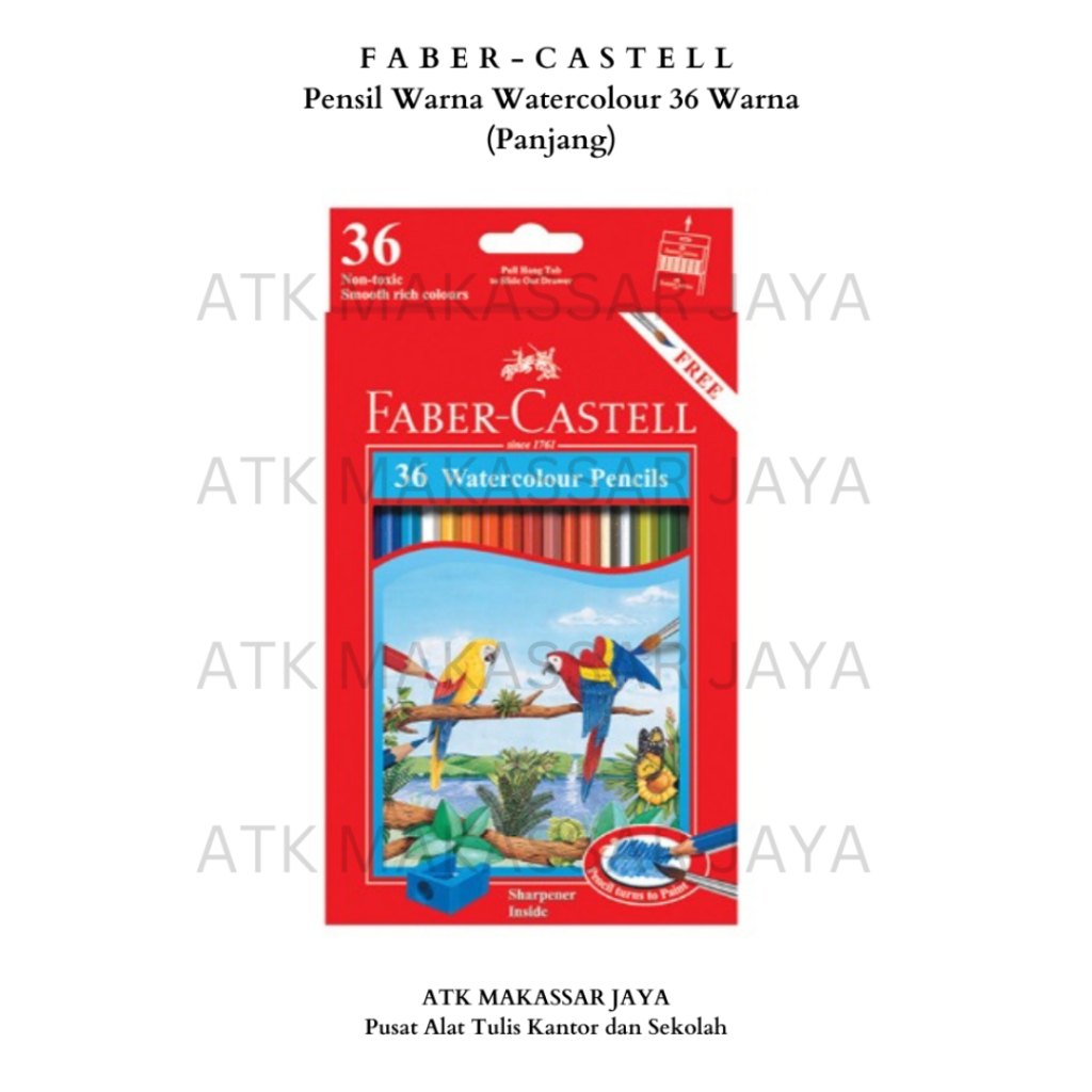 

Pensil Warna / Coloured Pencil Faber Castell Watercolour 36 Warna