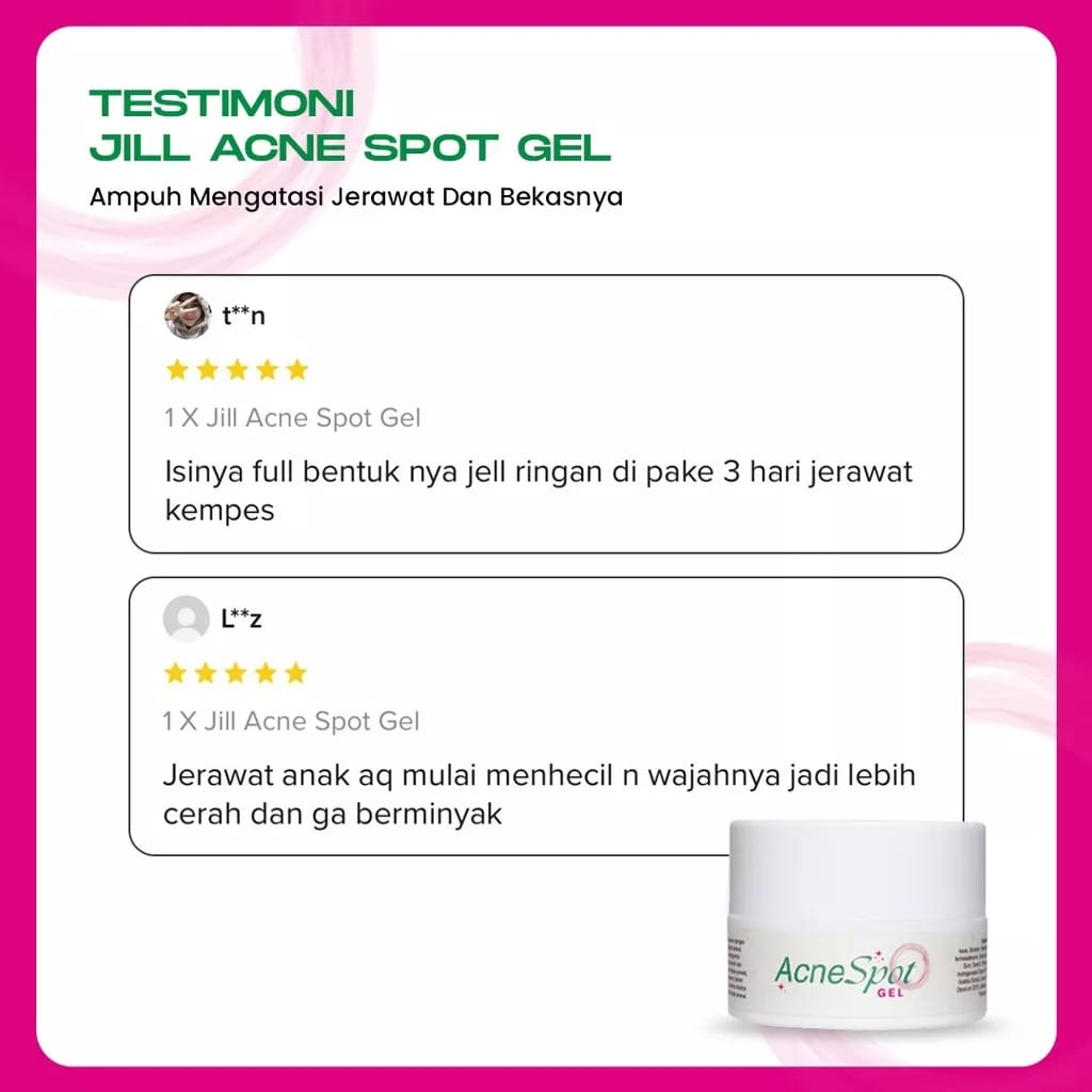 JILLSKIN - ACNE SPOT GEL / MENGATASI JERAWAT DAN BEKAS 10gram ORIGINAL