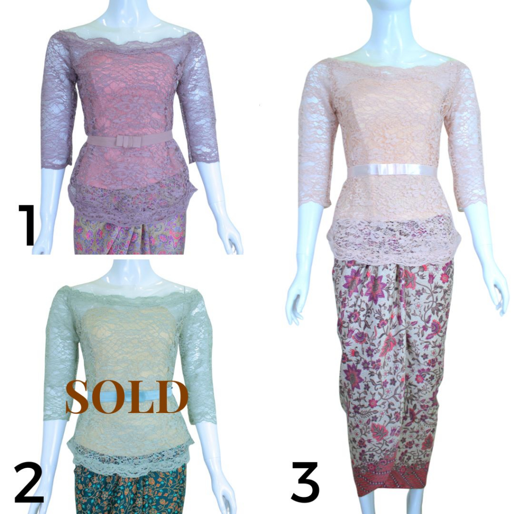 ANGGUN KEBAYA - Kebaya Dahlia | Kebaya Sabrina Brokat | Kebaya Wisuda | Kebaya Remaja | Kebaya Simpe