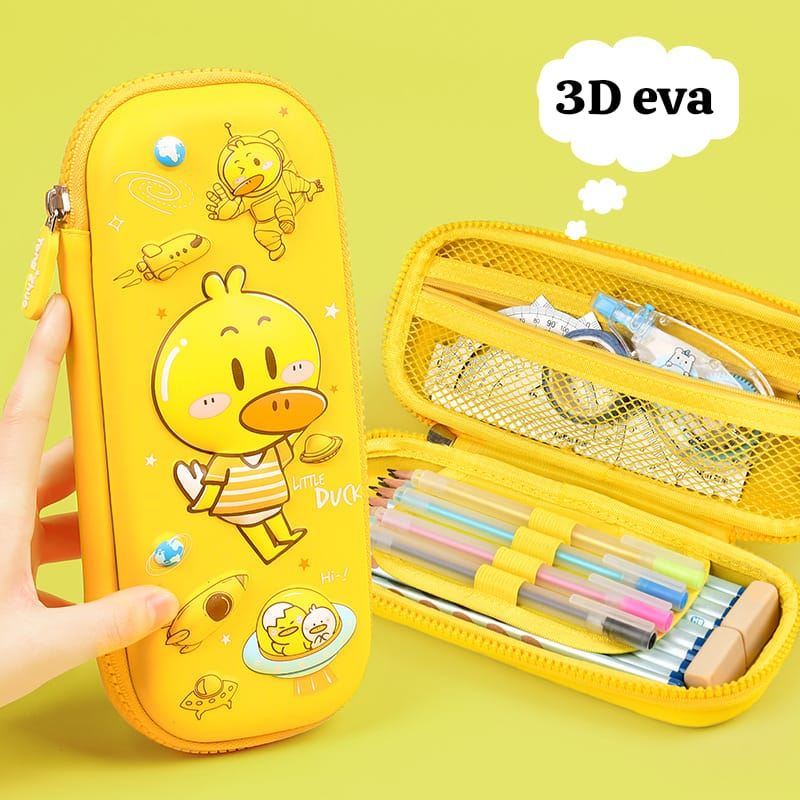 

Kotak Pensil 3D Bahan Eva Wangi Kokoh Anti Penyok Tempat Pensil 3 Dimensi Waterproof Import Penyimpanan Alat Tulis Anak Cewek Cowok