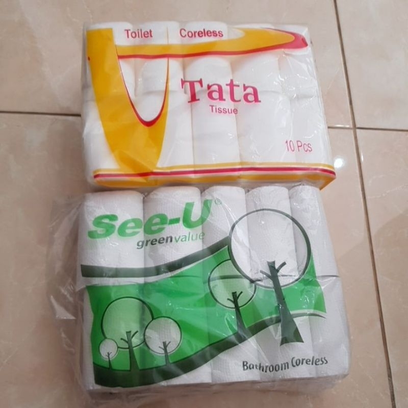 TISSUE ROLL | TISSUE TOILET | SEE U CORELESS isi 10 Roll