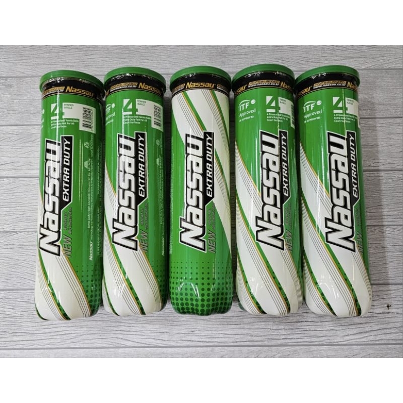 BOLA TENNIS BOLA TENIS NASSAU CHAMPIONSHIP NASSAU HIJAU NASSAU EXTRA DUTY ORIGINAL GROSIR MURAH