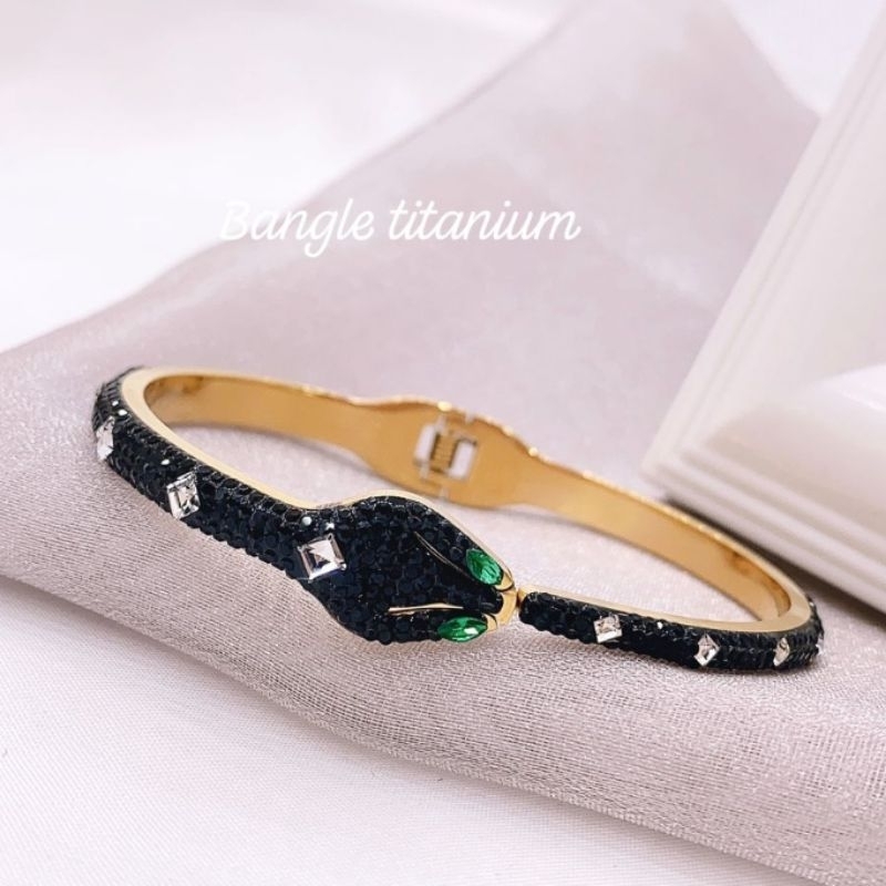 Gelang Titanium Asli Perpcs Premium Adz Ukiran Logo  Mata tanam Halus zircon Gelang Viral Titanium Branded Band Stainless Steel Titanium gelang premium quality anti karat 0160