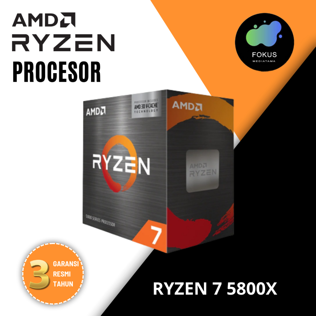 AMD Ryzen 7 5800X 3.8Ghz Up To 4.7Ghz 105W AM4 [Box]