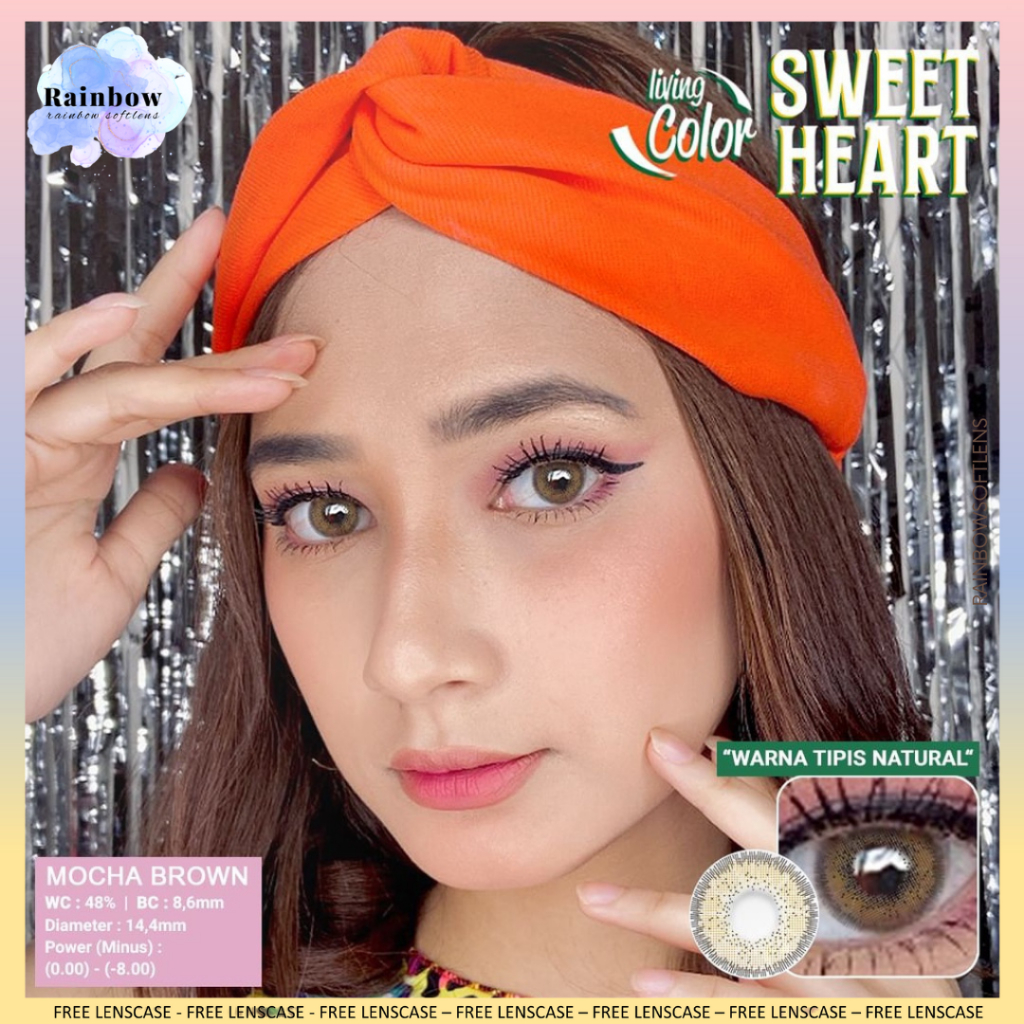 [COD] SOFTLENS LC SWEET HEART DIA 14.4MM NORMAL &amp; MINUS (-0.50 SD -3.00) LIVING COLOR