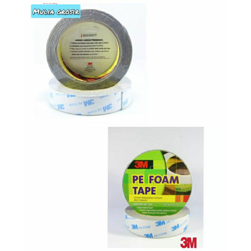 Double Tape Foam 3M 24mm x4 meter Pe Foam Tape 3M