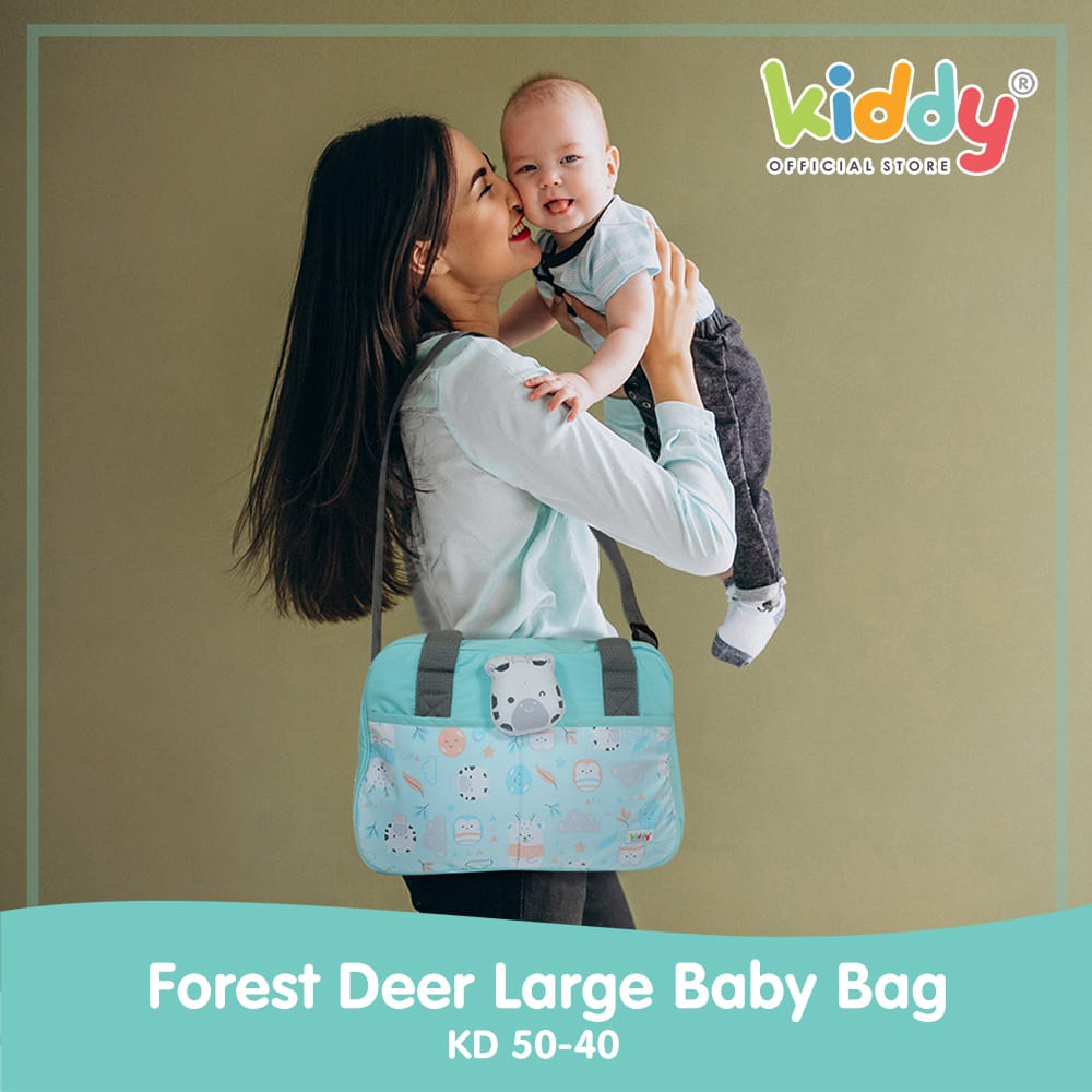 Kiddy Diaper Bag / Tas Popok / Tas Bayi Forest Deer Large
