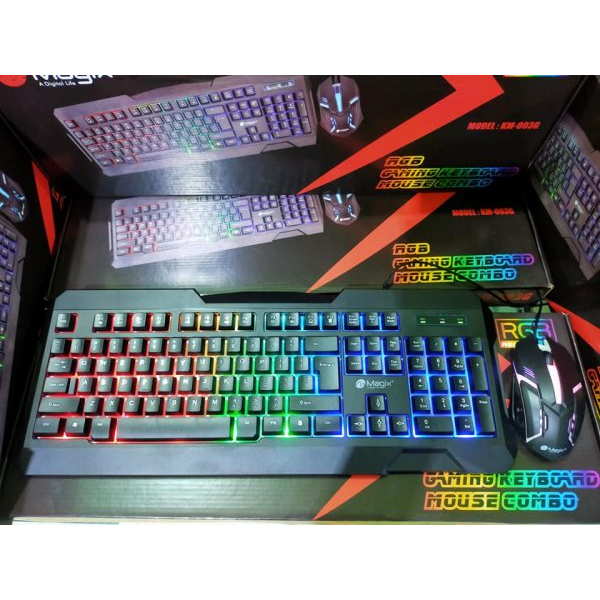 Keyboard Mouse Gaming RGB Satu Set Murah Dan Bagus