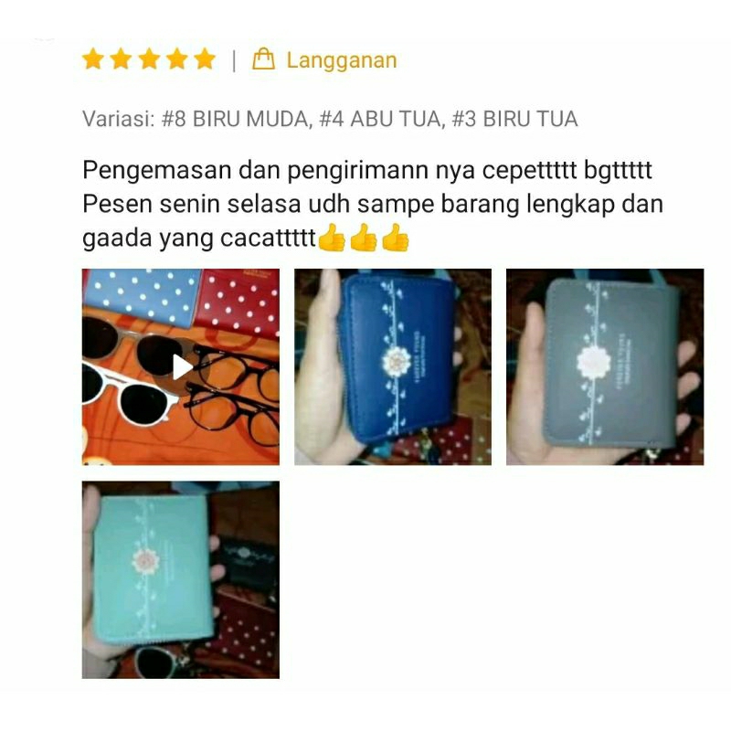 DOMPET WANITA | DOMPET KOIN &amp; KERTAS | DOMPET MURAH