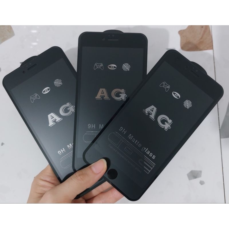 Tempered glass Matte XIAOMI Redmi Note Mi Poco Series/mtxa/Anti Minyak Gores Pelindung Protector Cover Layar Screen Handphone Kameraa