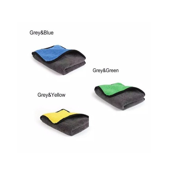 5pc / 10pc Paket Kain Lap Microfiber 30x30 Lap Mobil Lembut Tebal Anti Lecet Serbaguna