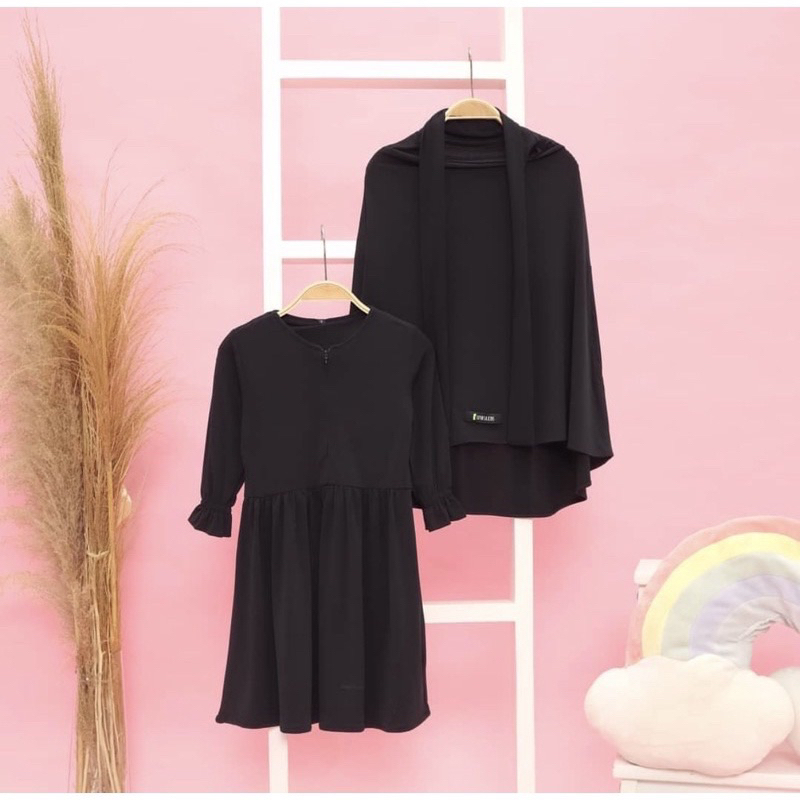 set gamis luthfia kids preloved