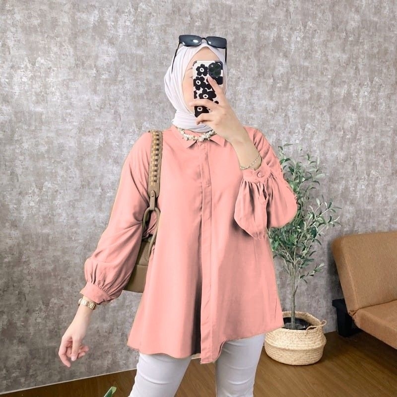 Kemeja Oversize Azura Blouse