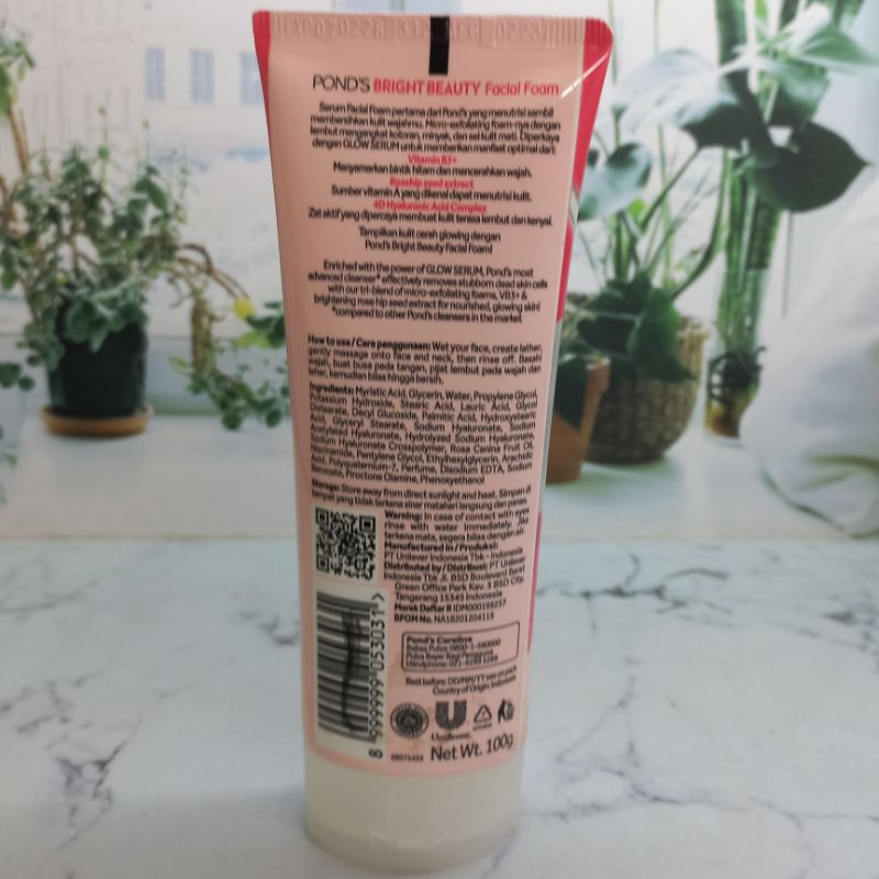 Facial Foam Ponds 100 gr Pink