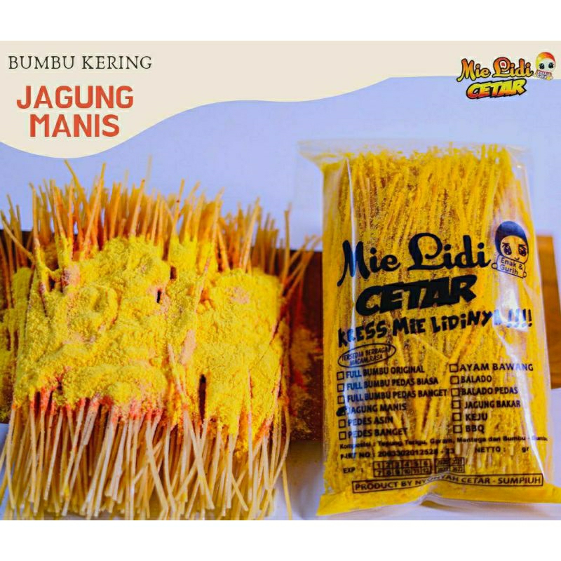 

Mie Lidi Cetar Bumbu Kering