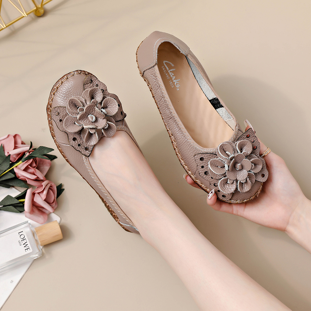 Clarks new pita Sepatu woman  clarks flat wanita kulit asli Sepatu Wanita  melati