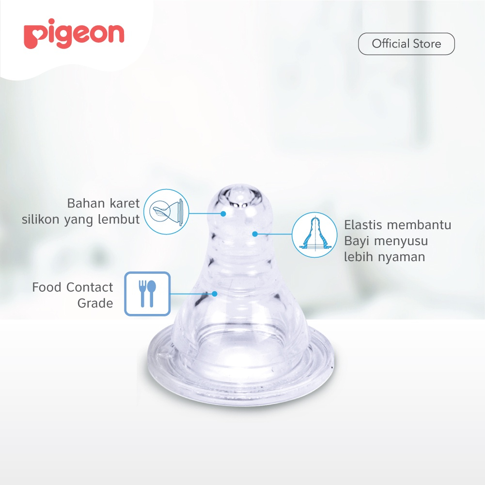 PIGEON Botol Flexible PP RP Clear  (Tersedia varian warna dan ukuran)