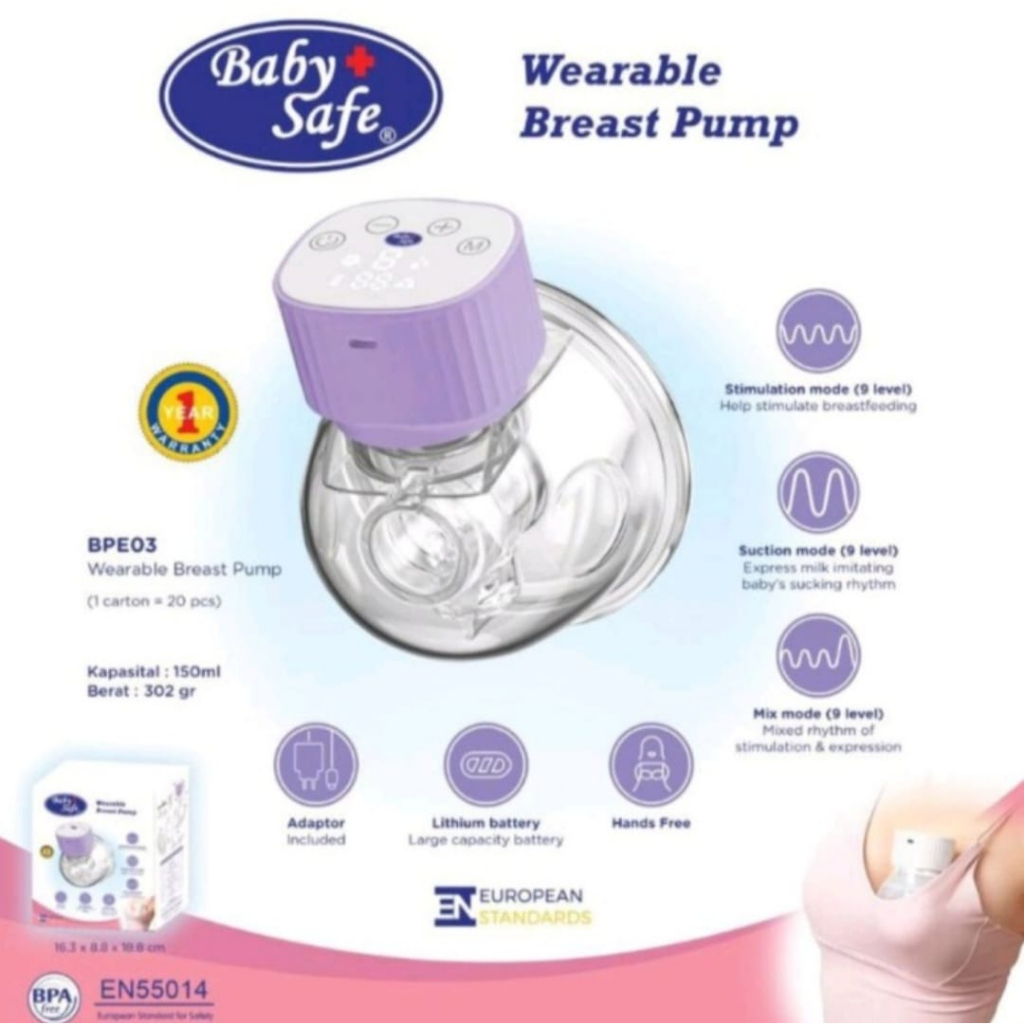 Baby Safe Wearable Breast Pump