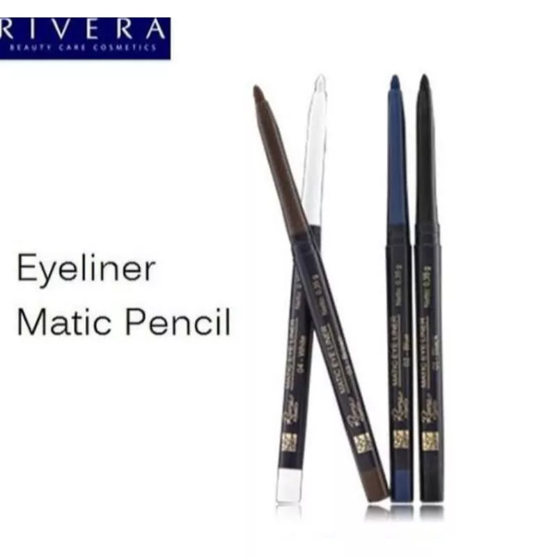 ❤ MEMEY ❤ RIVERA Matic Eyeliner | Eye Liner Automatic Putar Waterproof