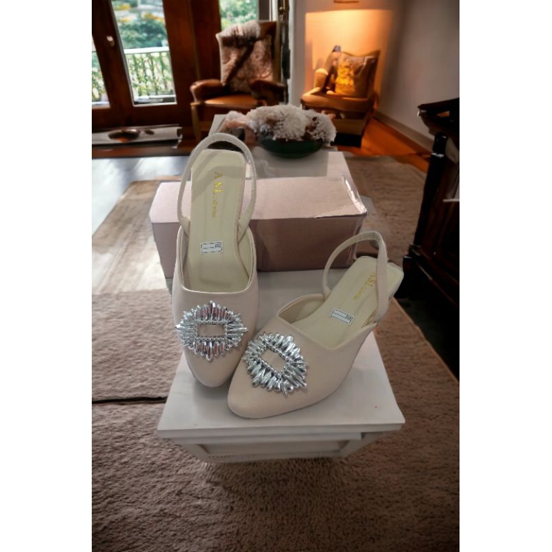 Tmo - 8.8 Sale Sandal new arrival HILLS Nasya EXPAND 2CM/sandal wanita Slop kekinian Bisa Cod Termurah/sepatu sandal Mules wanita paling murah dan berkualitas