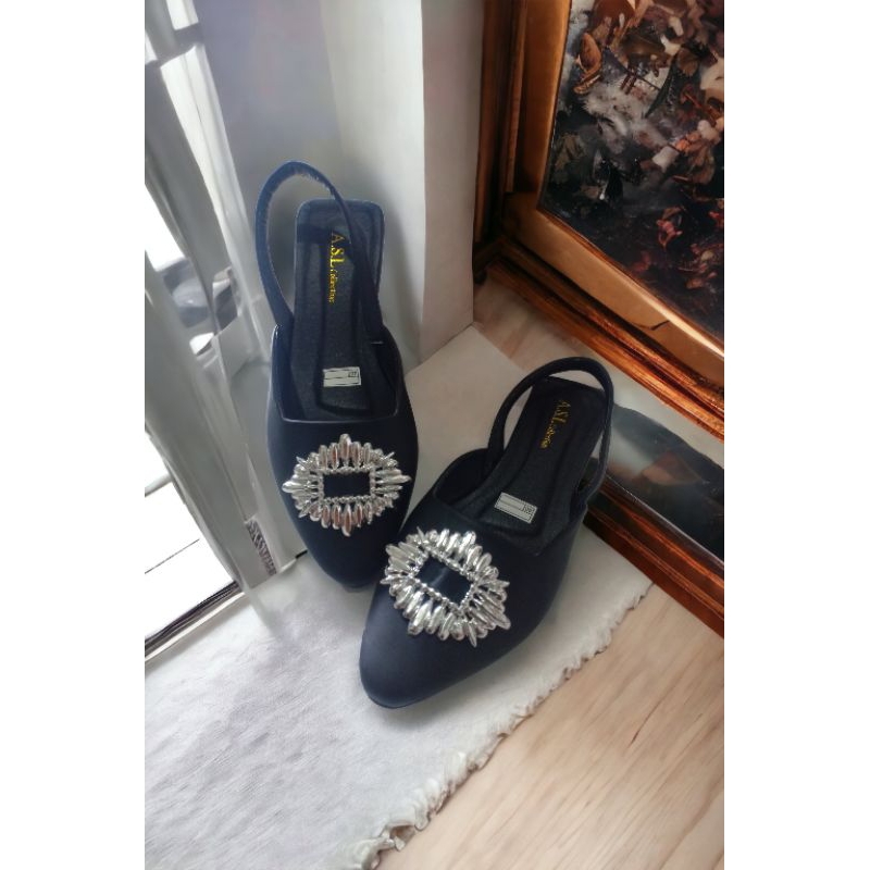 Tmo - 8.8 Sale Sandal new arrival HILLS Nasya EXPAND 2CM/sandal wanita Slop kekinian Bisa Cod Termurah/sepatu sandal Mules wanita paling murah dan berkualitas