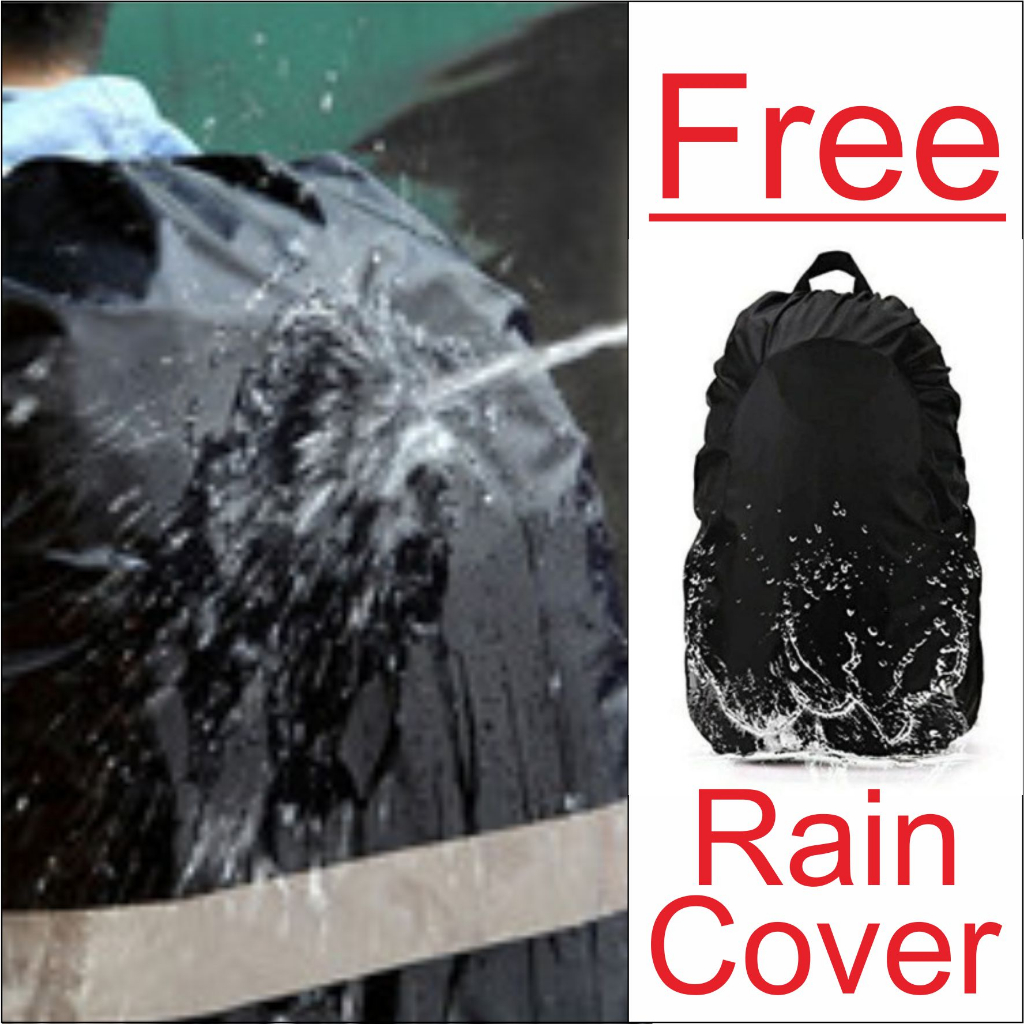 Tas Ransel Punggung Pria Emboss PEGE Thorzy Model Polos Ada Slot Laptop - PG 13